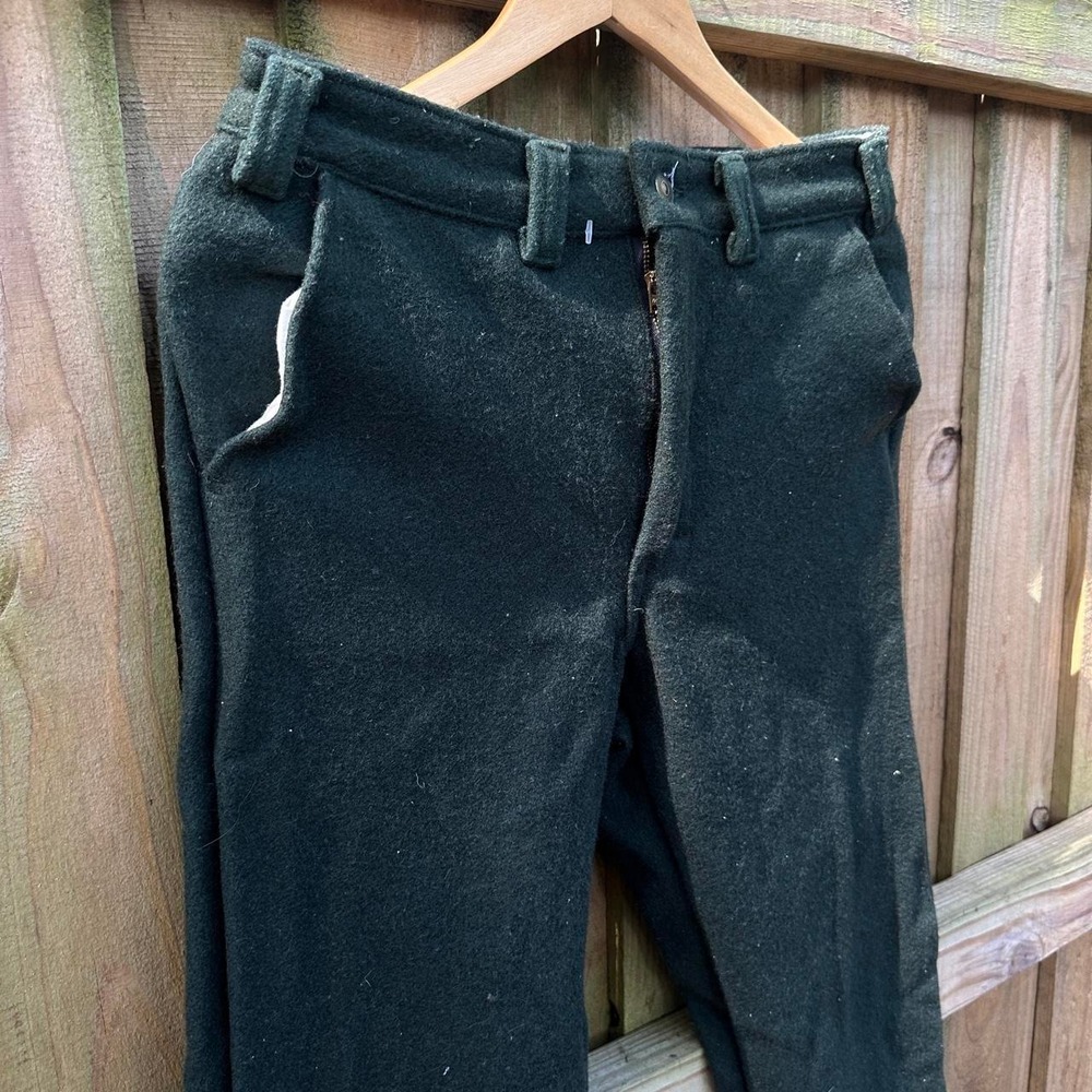 Codet Forest Green 100% wool hunting trousers Size 32x31 - Picture 2 of 7